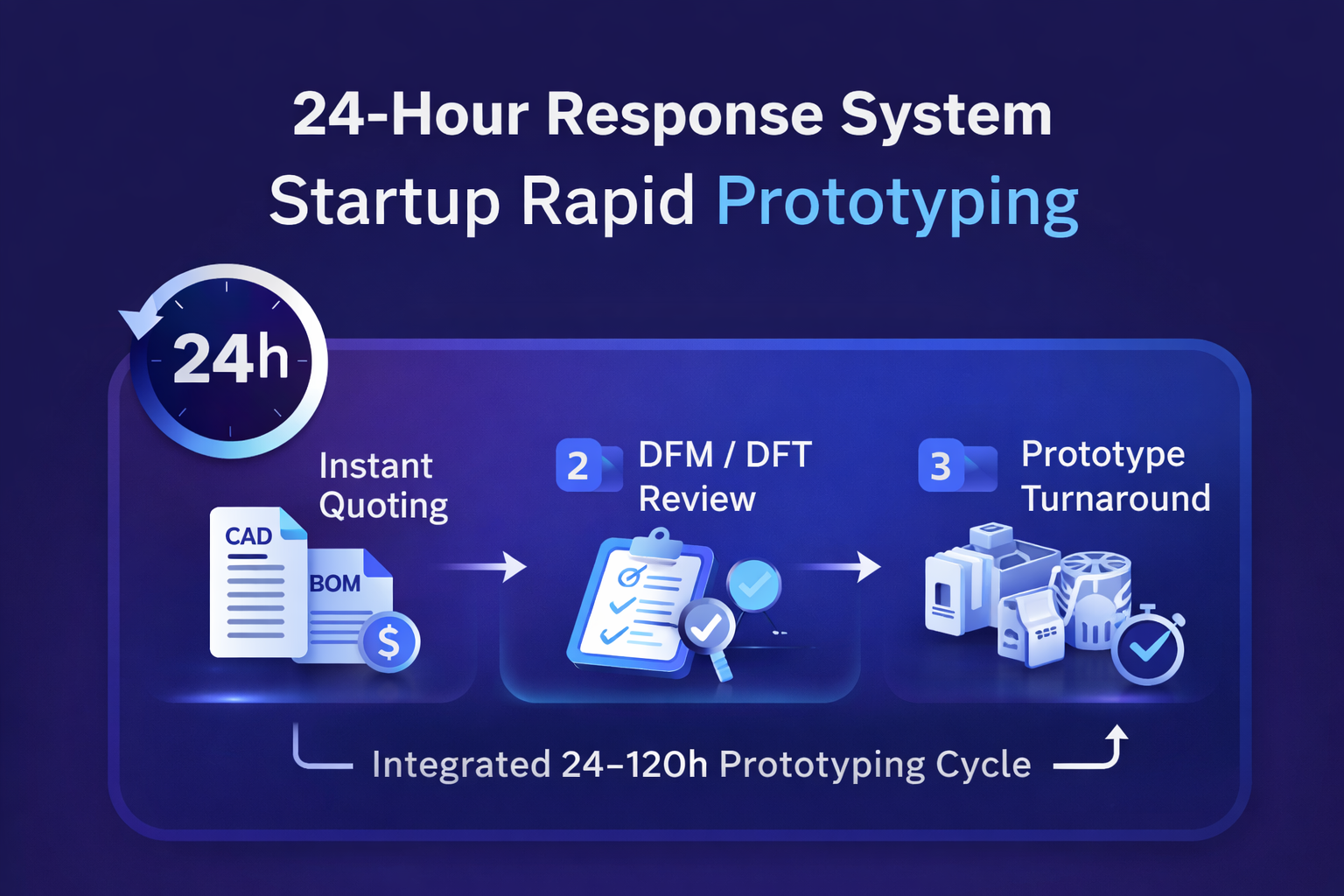 24-Hour Response System for Startup Rapid Prototyping