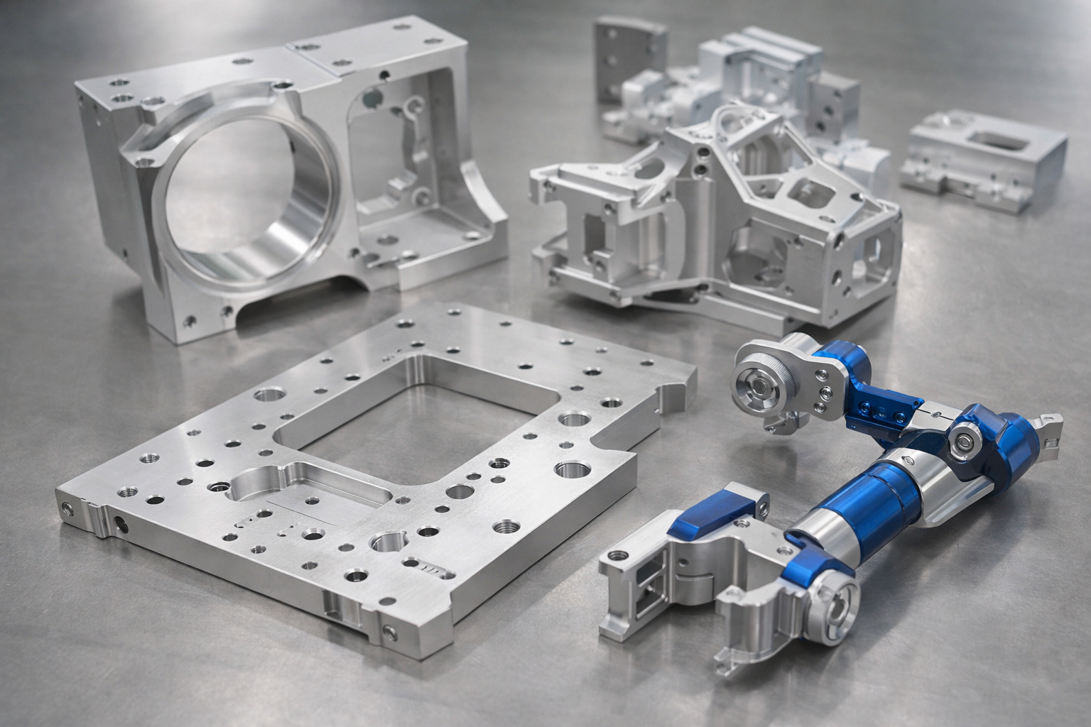 Aluminum 6061 and 7075 CNC machined components