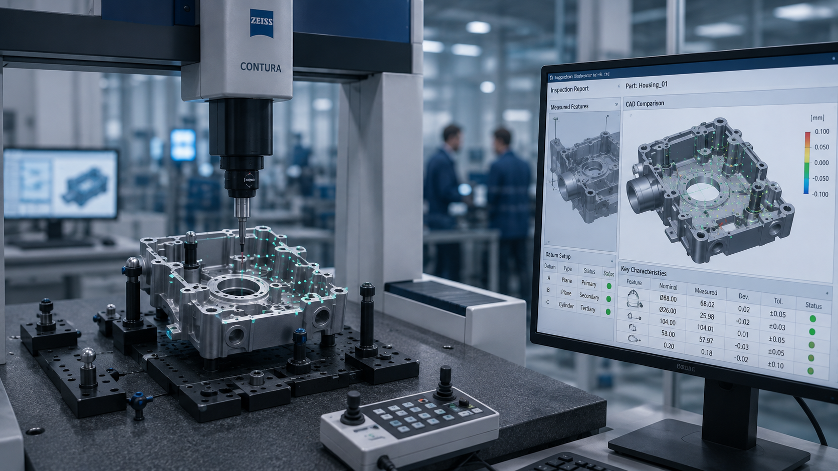 cad data for quality inspection