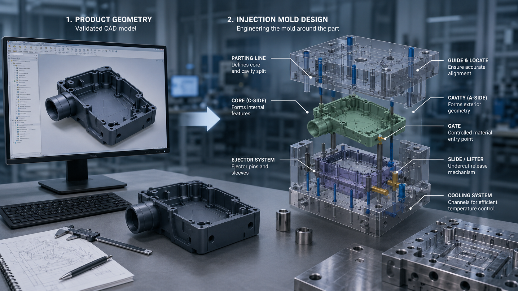 cad for injection mold design