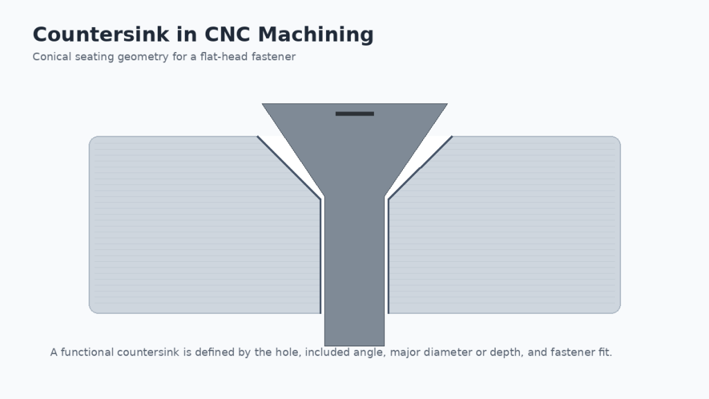 countersink cnc machining guide