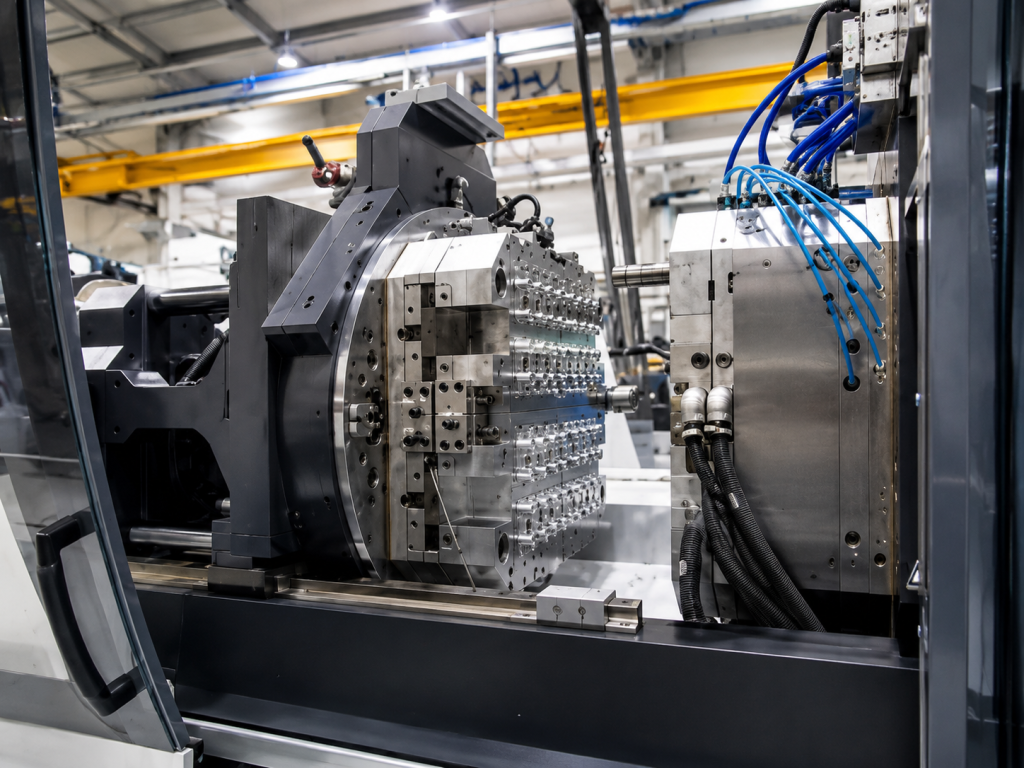 Industrial nylon injection molding machine for PA6 and PA66 plastic part manufacturing