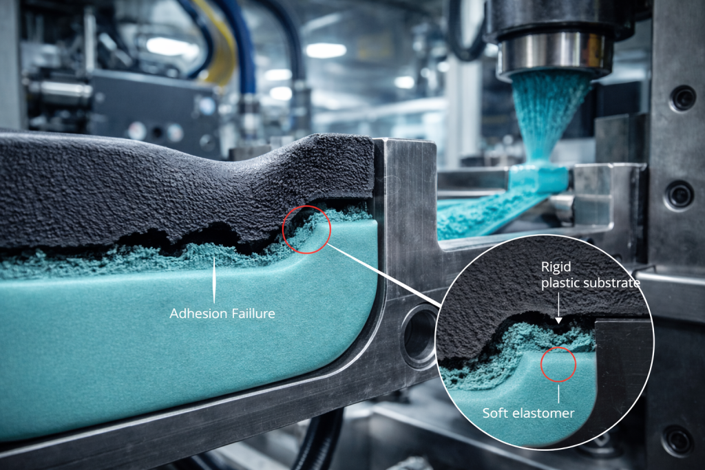 overmolding troubleshooting adhesion failure