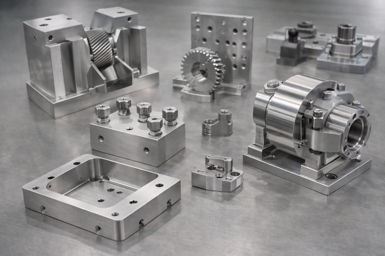 Stainless steel 304 316 and 17-4PH CNC machined parts