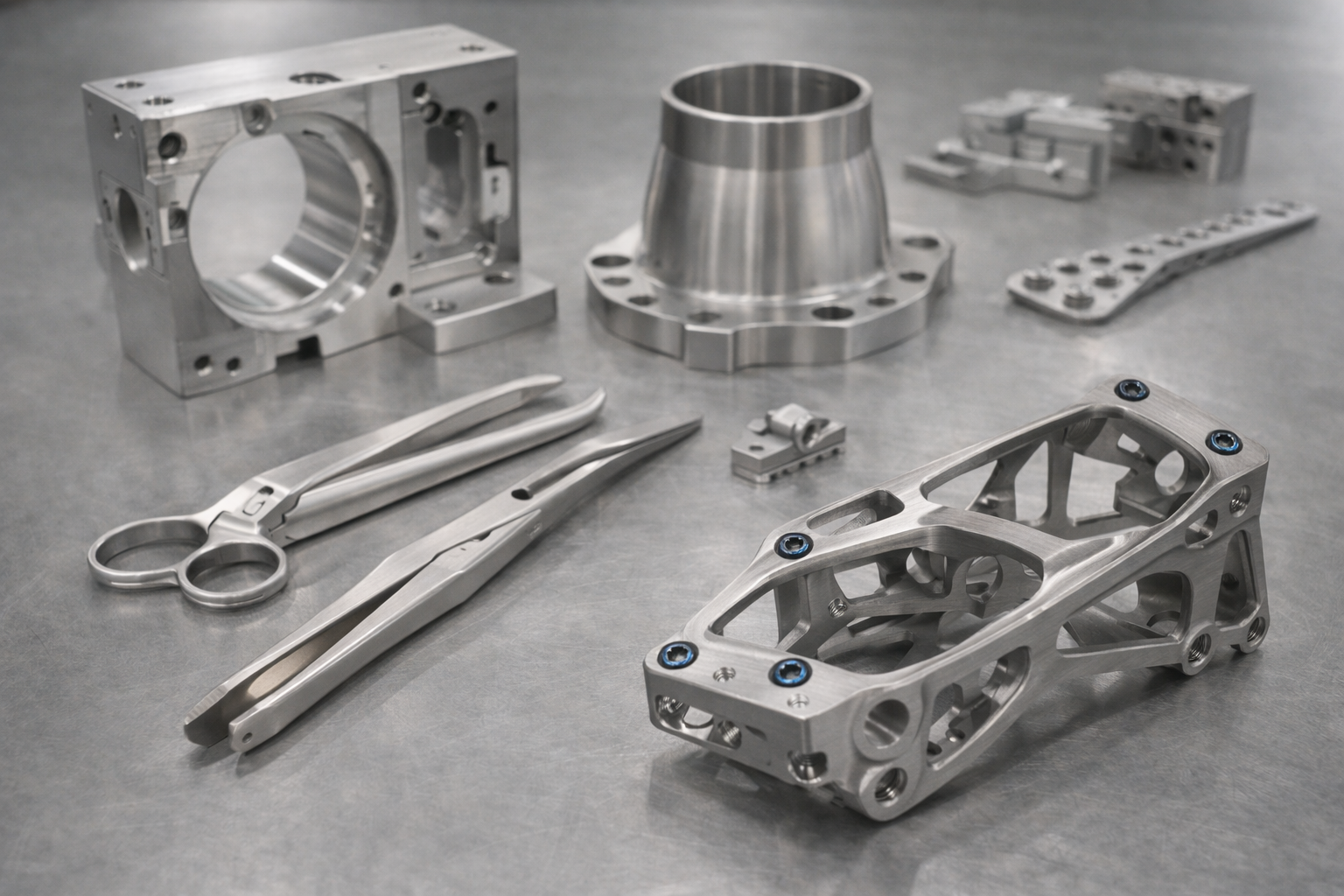 Titanium Ti-6Al-4V CNC machined precision parts