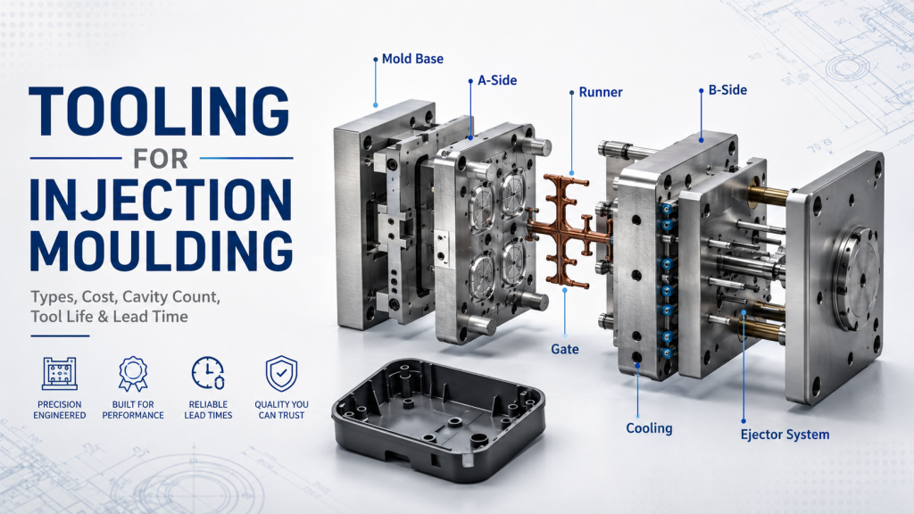 tooling for injection moulding